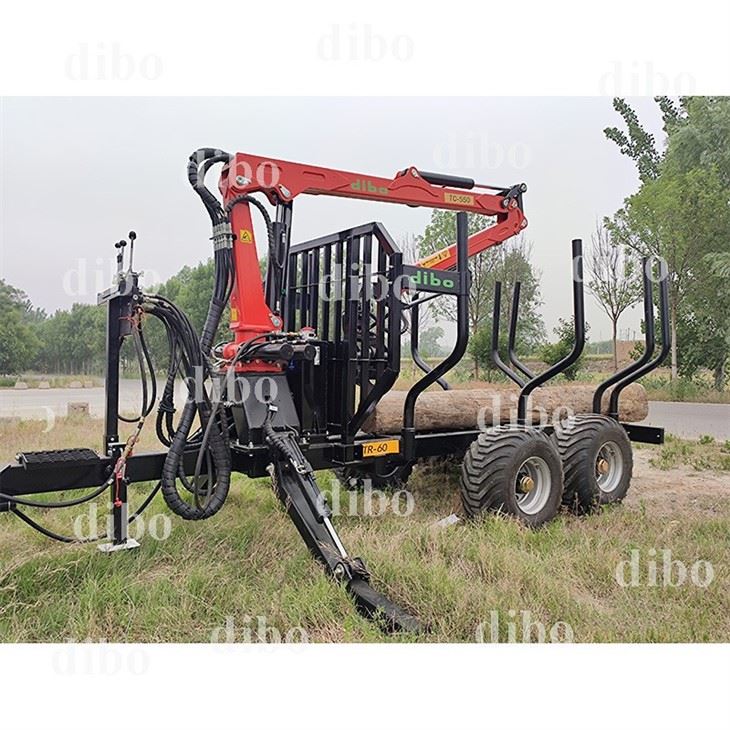 5.5m Log Crane With Trailer