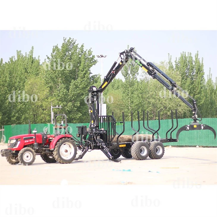 Log Crane And Trailer
